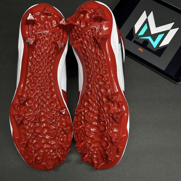 Nike Air Jordan 1 Alpha Menace Mid Chicago Football Cleats Men’s FJ6805-106 main image 9